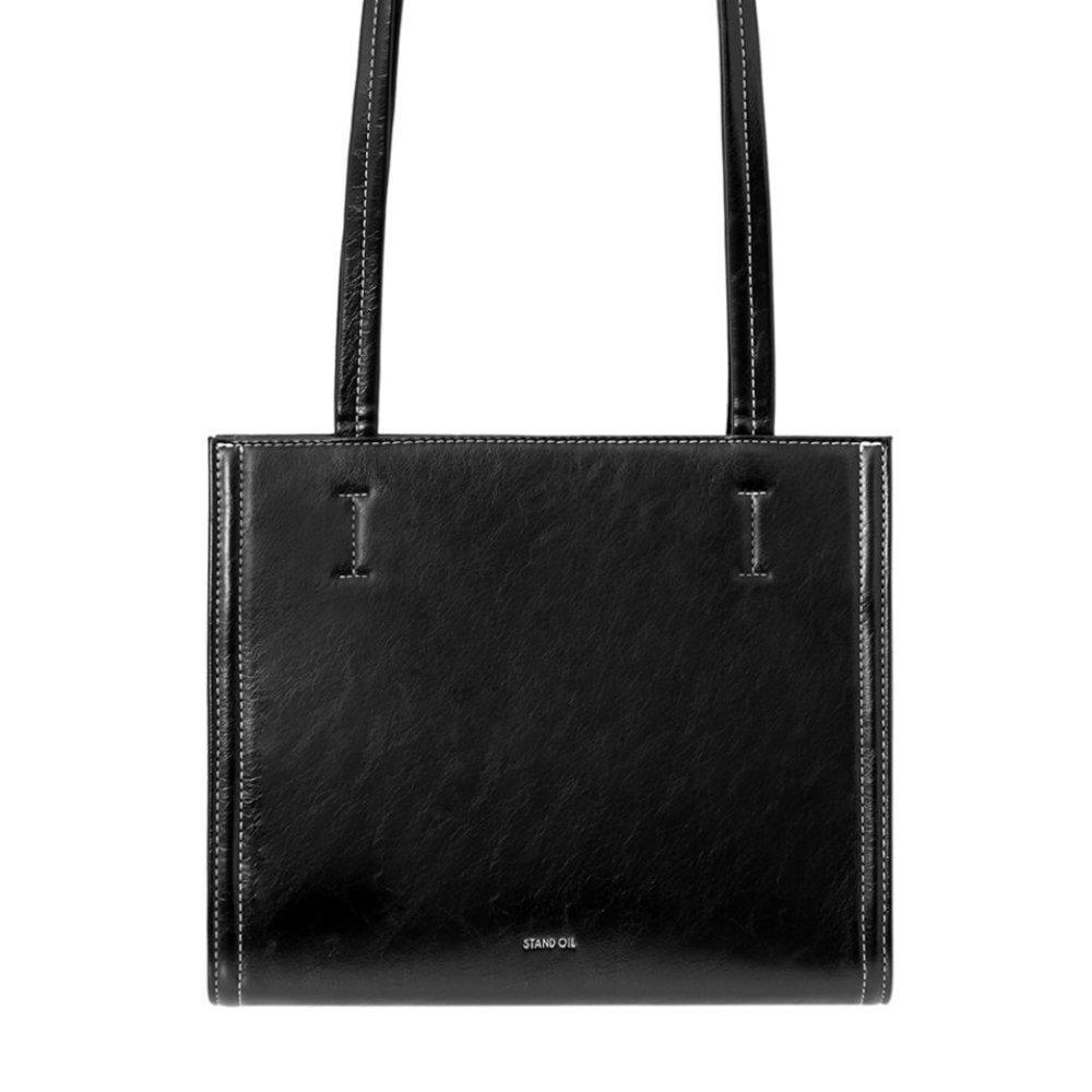 Stand Oil Oblong Bag Mini in Stitch Black
